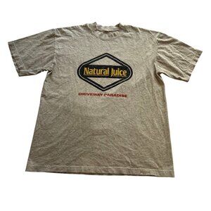 Driveway Paradise Natural Juice Graphic Tee in Oatmeal Heather